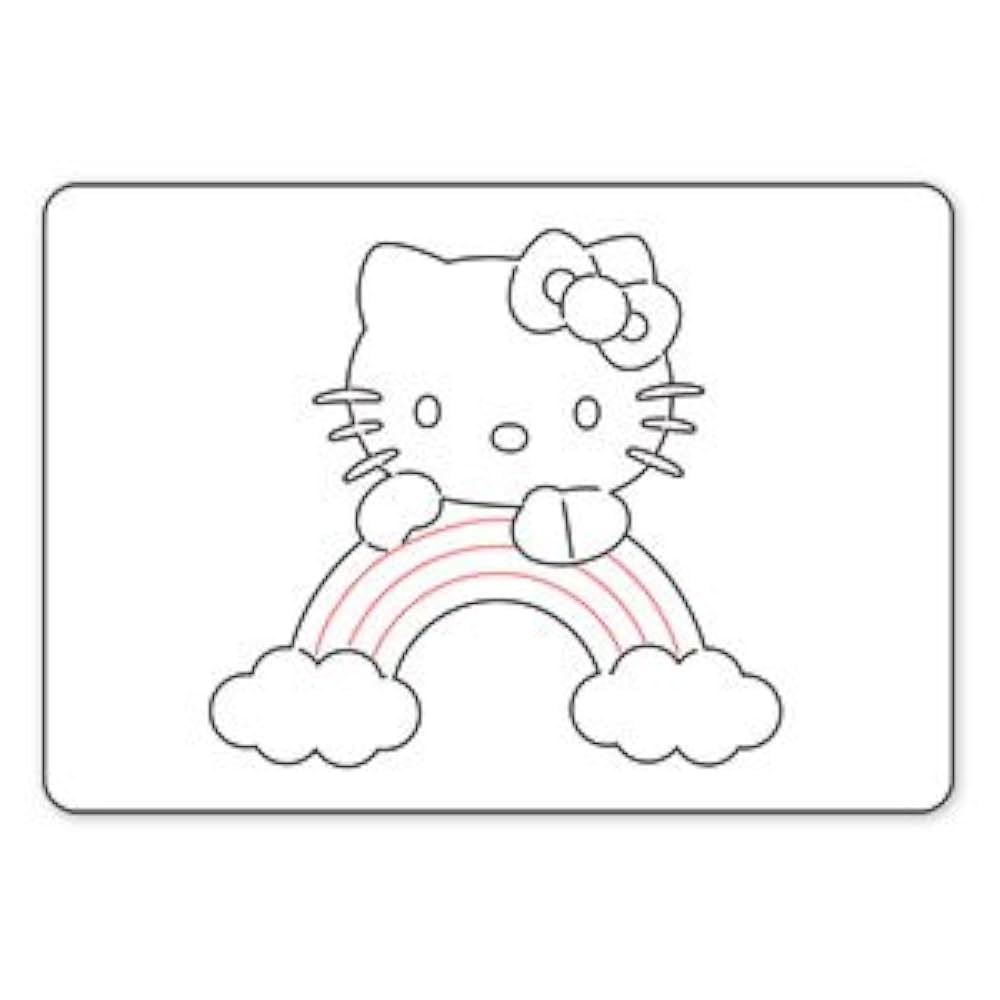 Sizzix Sizzlits Die - Hello Kitty z tęczą : Amazon.pl: Arts